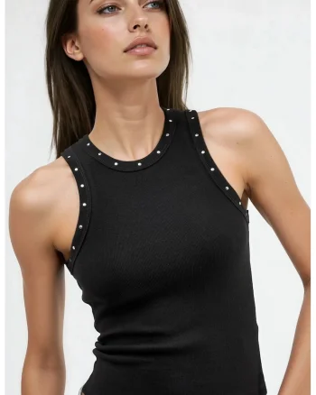 Maiou dama,  Negru, Jerseu/Tricot