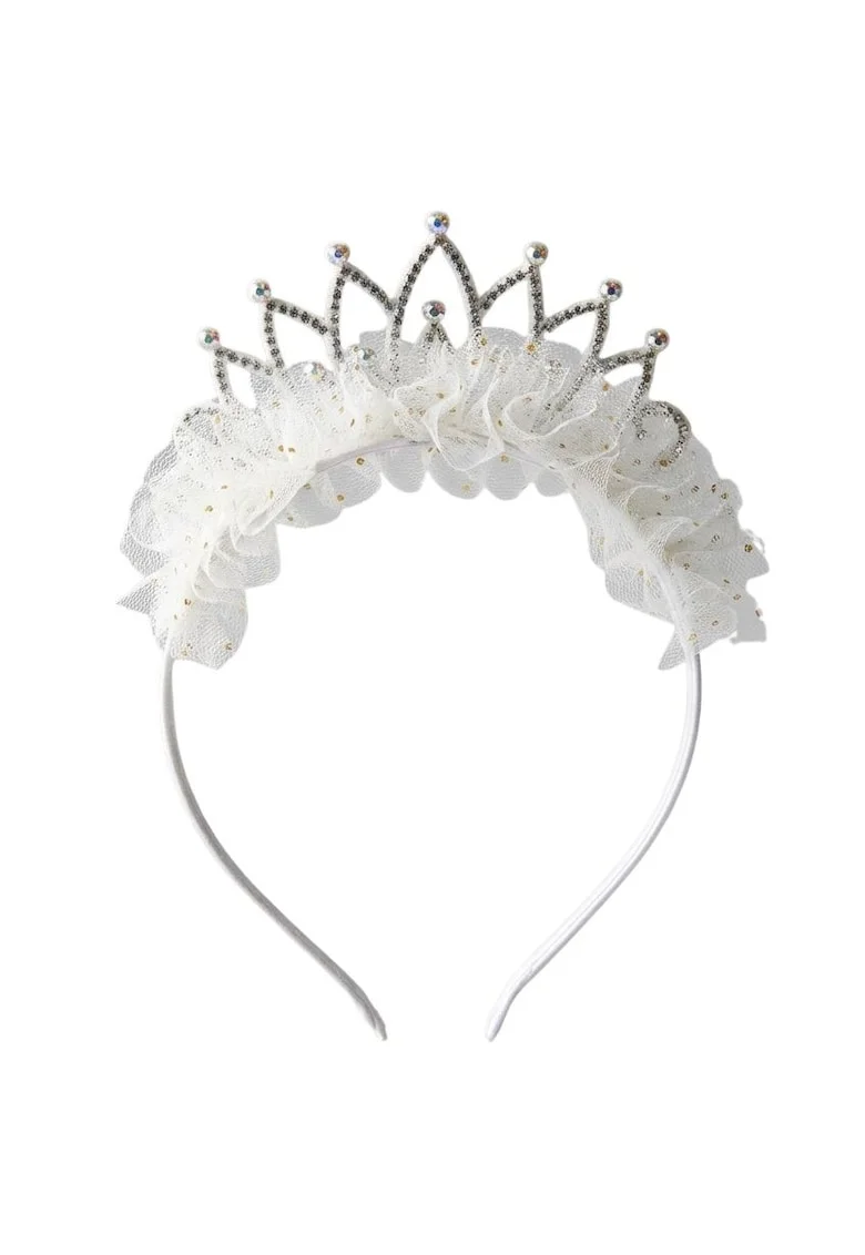 Bentita copii,  Coronita din Tul, Design Coroana, Auriu