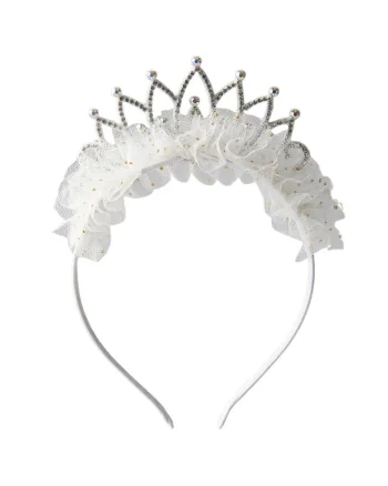 Bentita copii,  Coronita din Tul, Design Coroana, Auriu