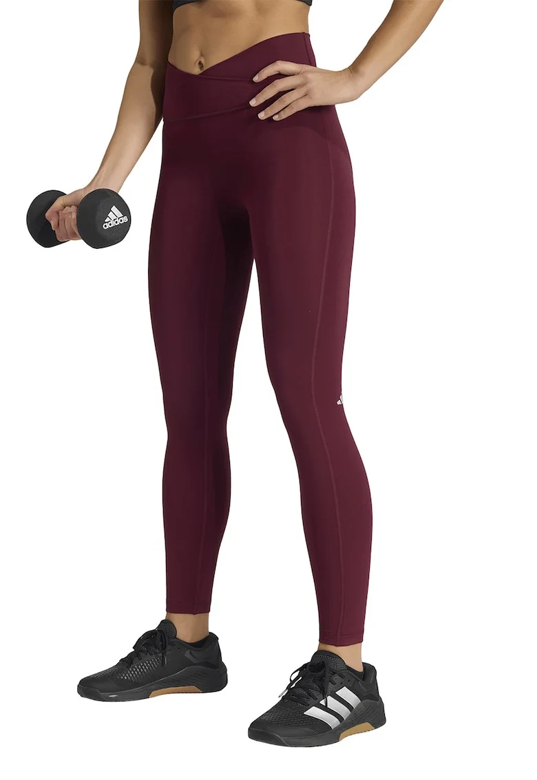 Colanti cu talie in V pentru fitness, Visiniu