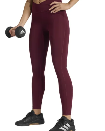 Colanti cu talie in V pentru fitness, Visiniu