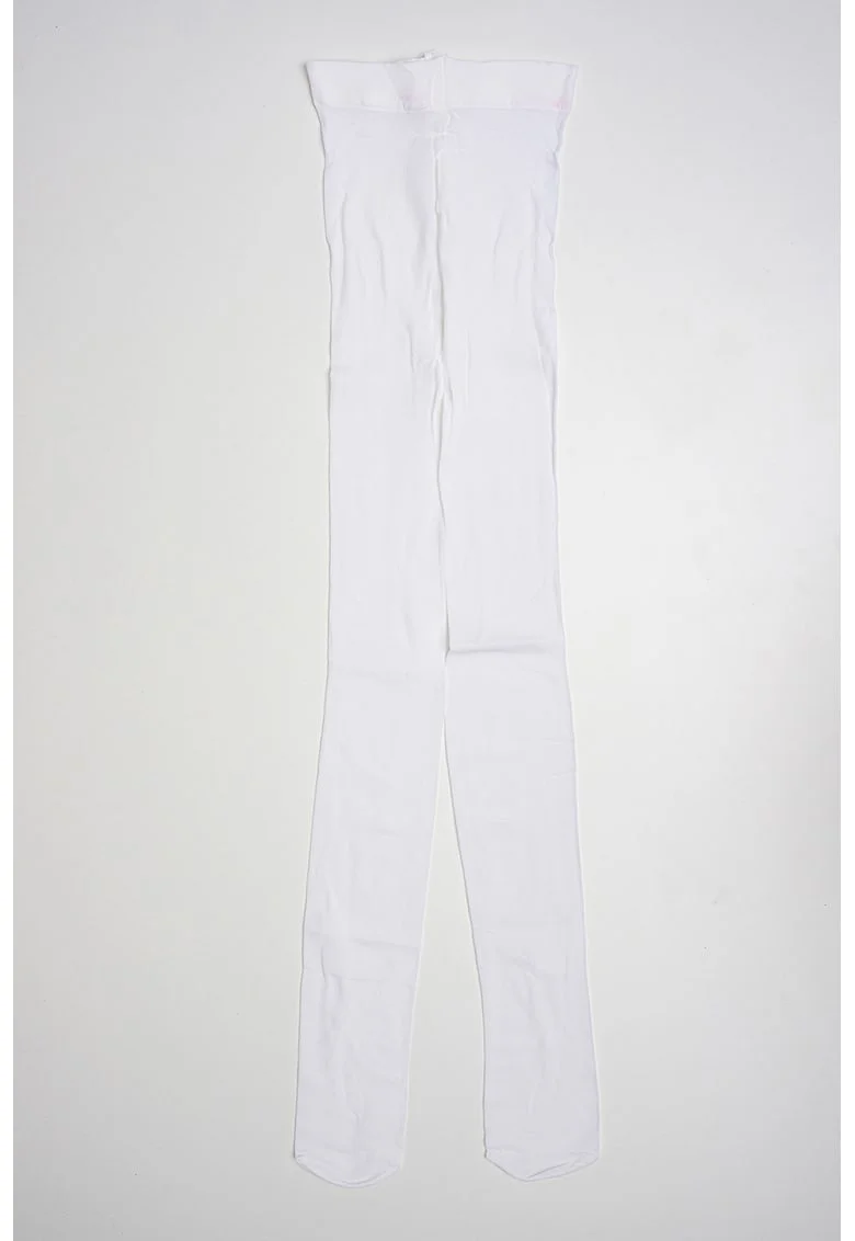 Dres cu talie inalta, Alb