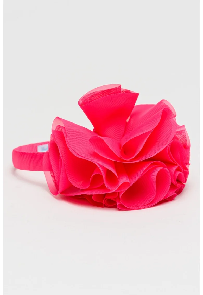 Bentita cu element floral, Fucsia
