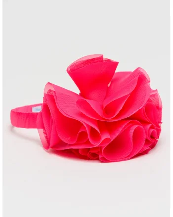 Bentita cu element floral, Fucsia