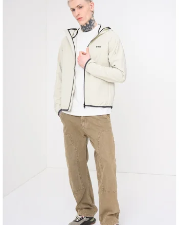 Jacheta slim fit rezistenta la apa Commuter, Bej