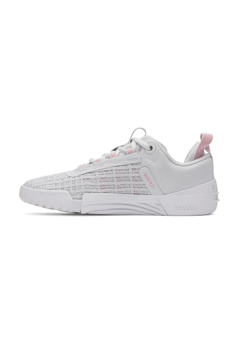 Pantofi Reign 6 din material textil pentru antrenament, Alb/Gri deschis/Roz
