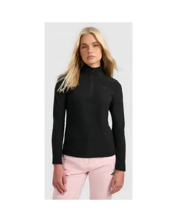 Bluza sport dama,  poliester, termica, slim, neagradwqf, Negru