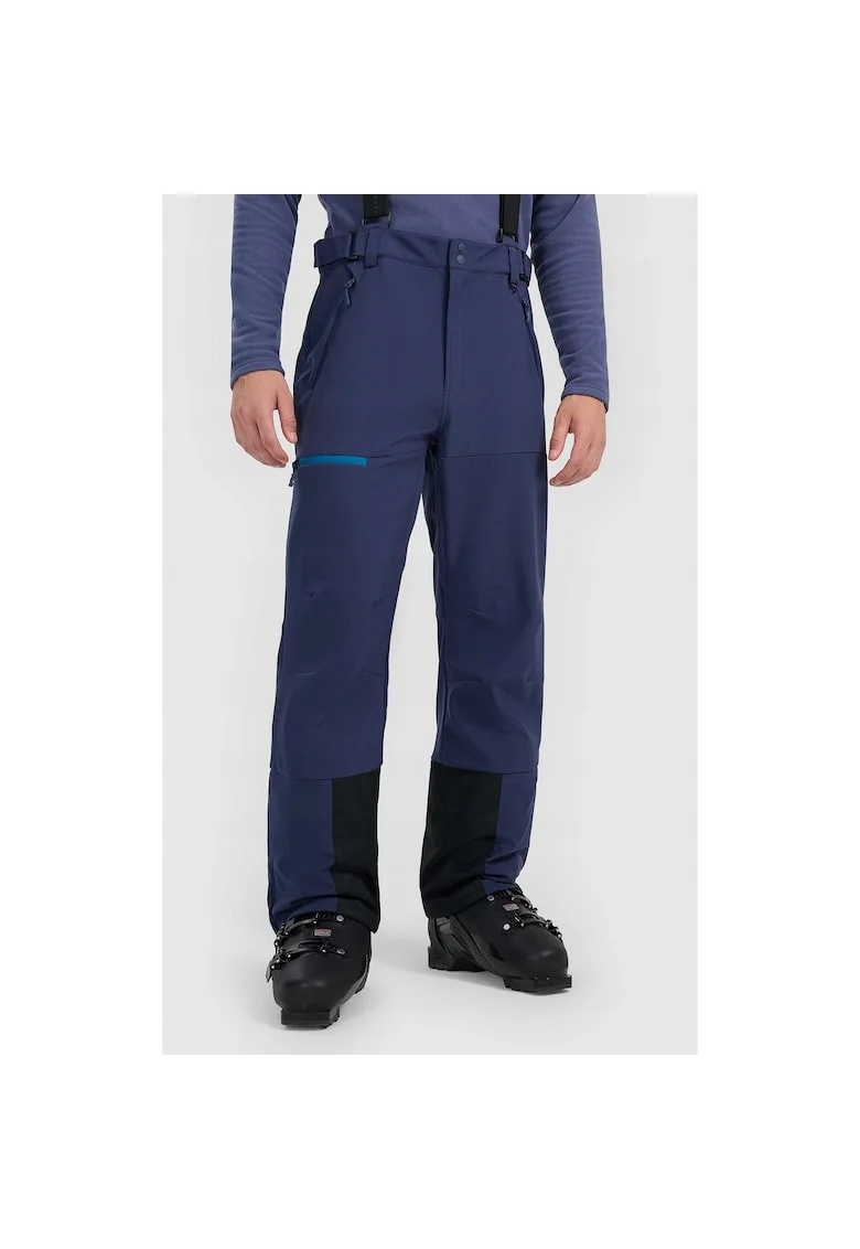 Pantaloni de schi barbati,  poliester, Bleumarin