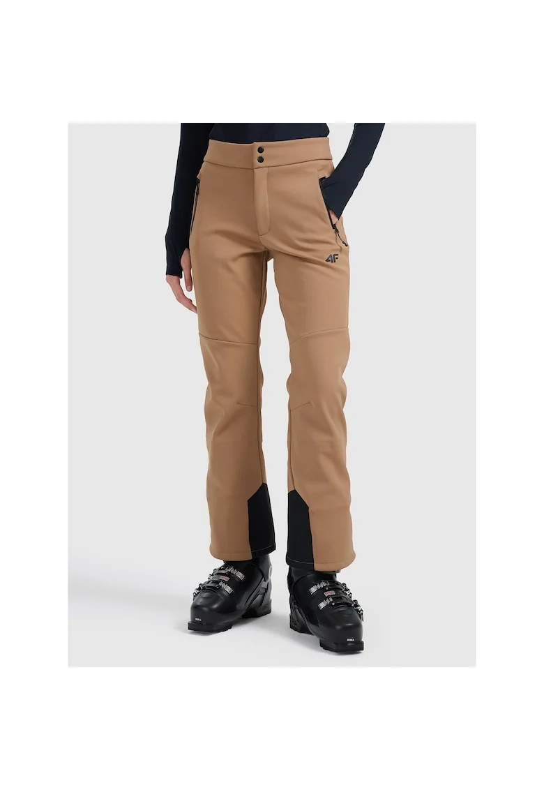 Pantaloni sport dama  schi, maro, poliester