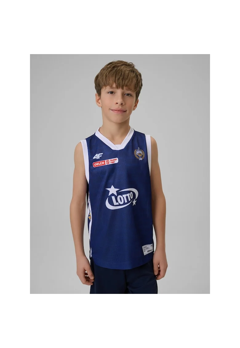 Maiou sport copii  bleumarin, tehnologie 4FDry, poliester