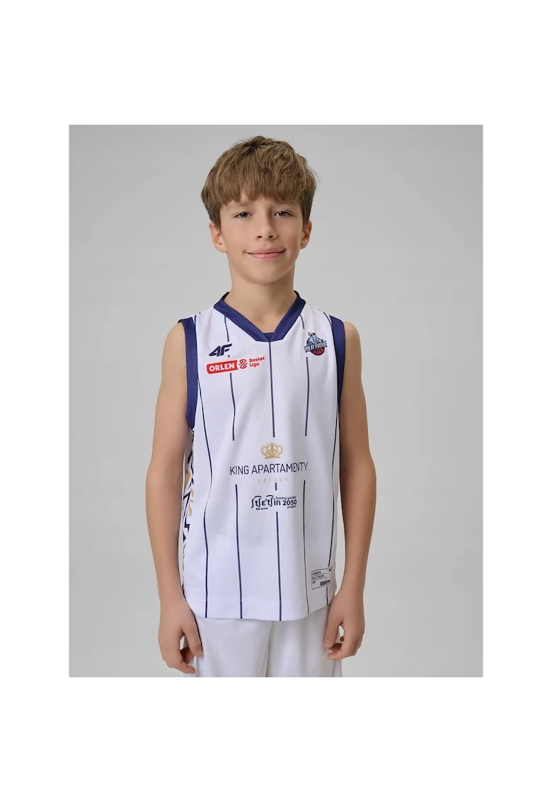Maiou sport copii  alb