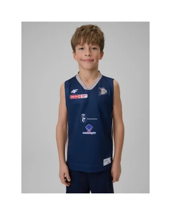 Maiou sport copii,  bleumarin, poliester, tehnologie 4FDry