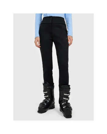 Pantaloni sport dama,  pentru ski, negru, poliester