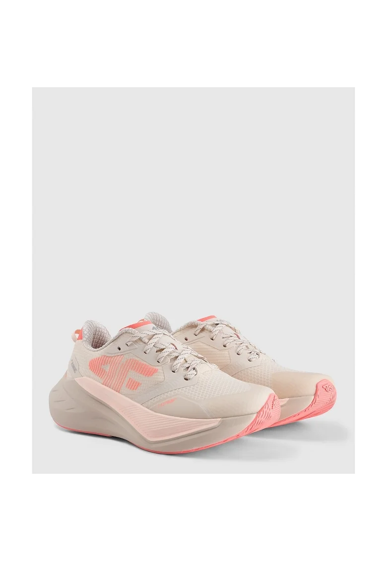 Pantofi sport dama  Fast Run 1.0, bej, material textil