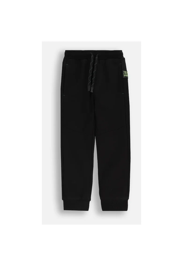 Pantaloni de trening uni cu snur in talie,