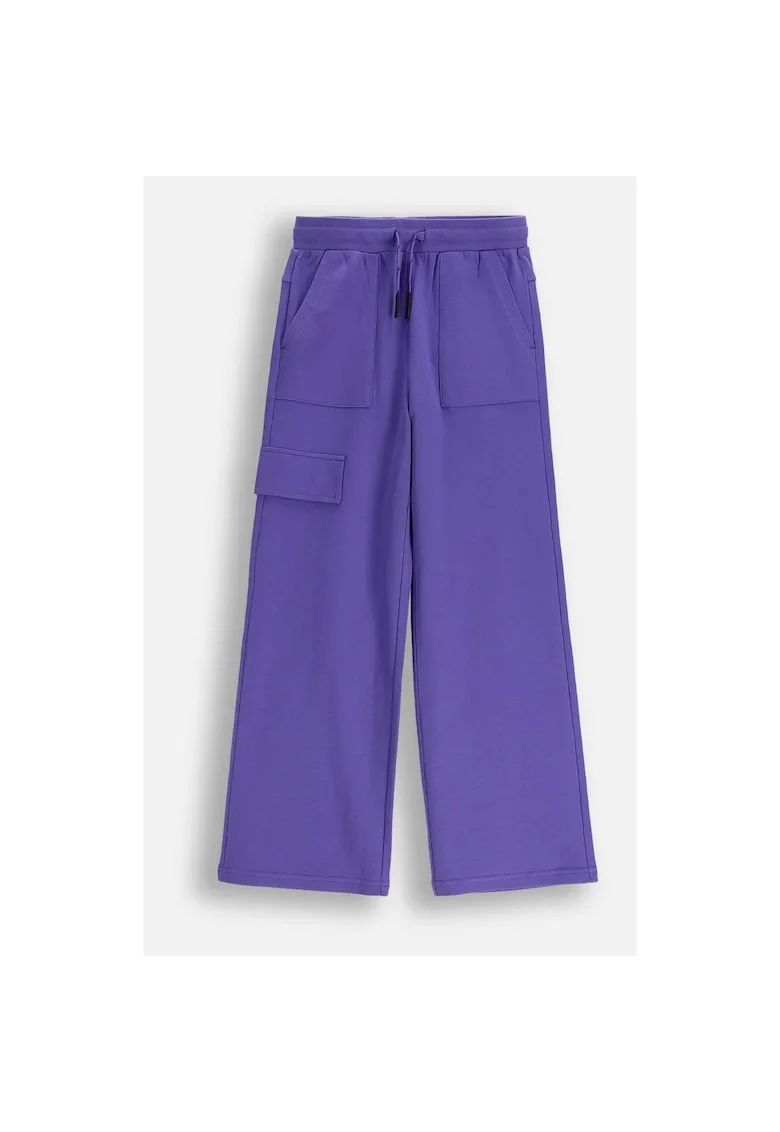 Pantaloni copii,  trening, violet, bumbac, pentru fete