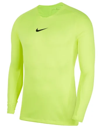 Bluza slim fit cu tehnologie Dri Fit si logo, Verde lime