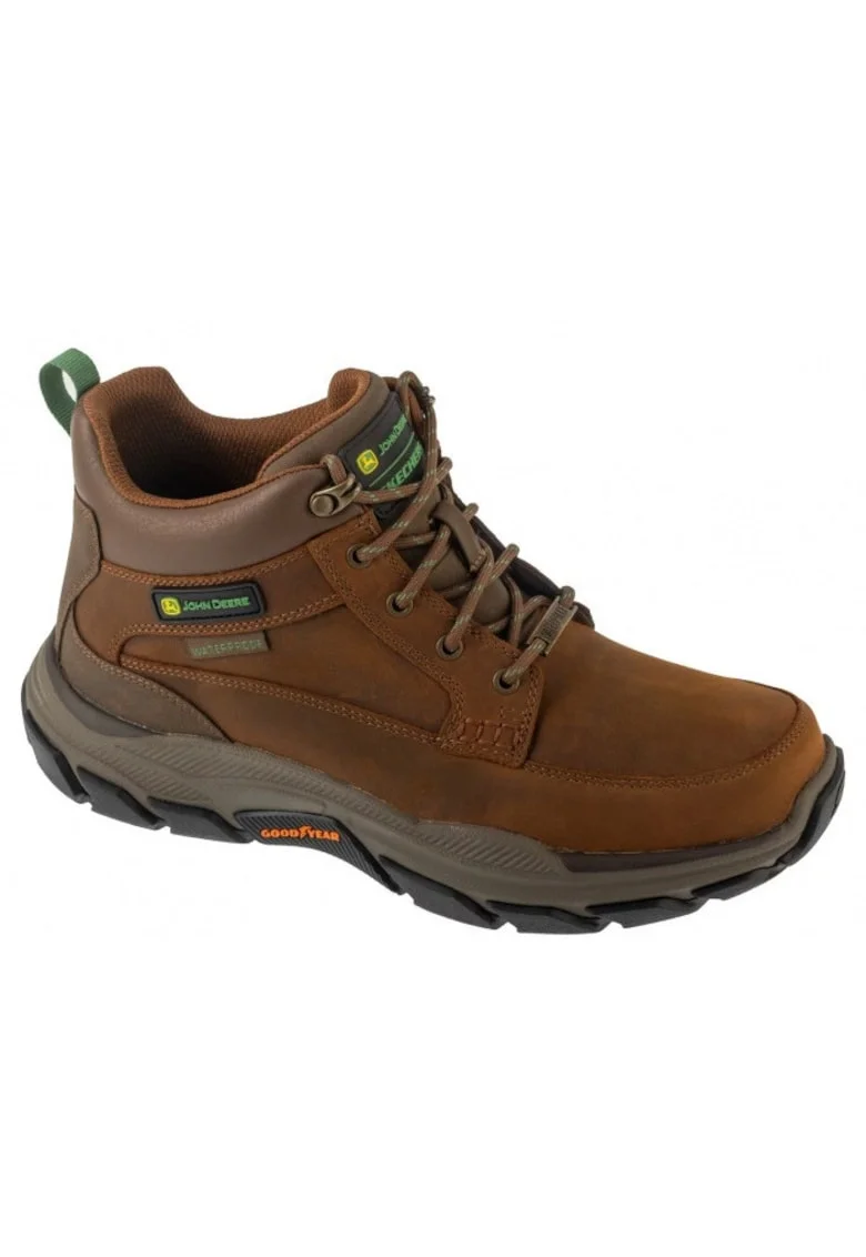 Pantofi sport barbati 256003-CDB,  Maro, Piele nabuc,