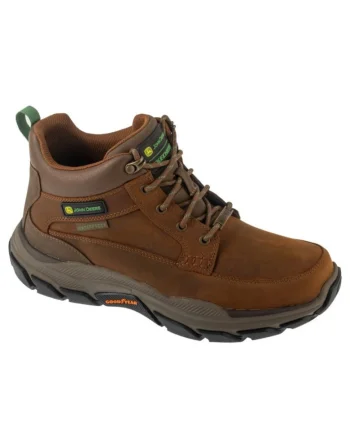 Pantofi sport barbati 256003-CDB,  Maro, Piele nabuc,