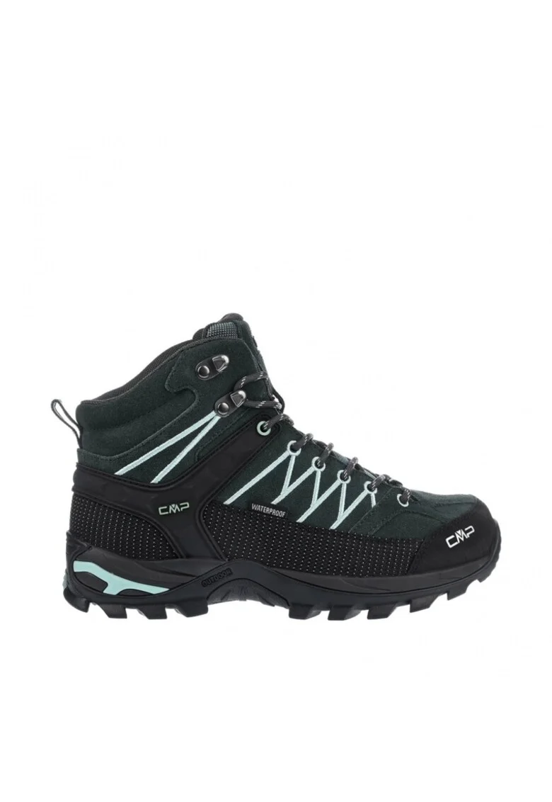 Ghete sport dama 3q1294601fu,  Verde, Piele intoarsa