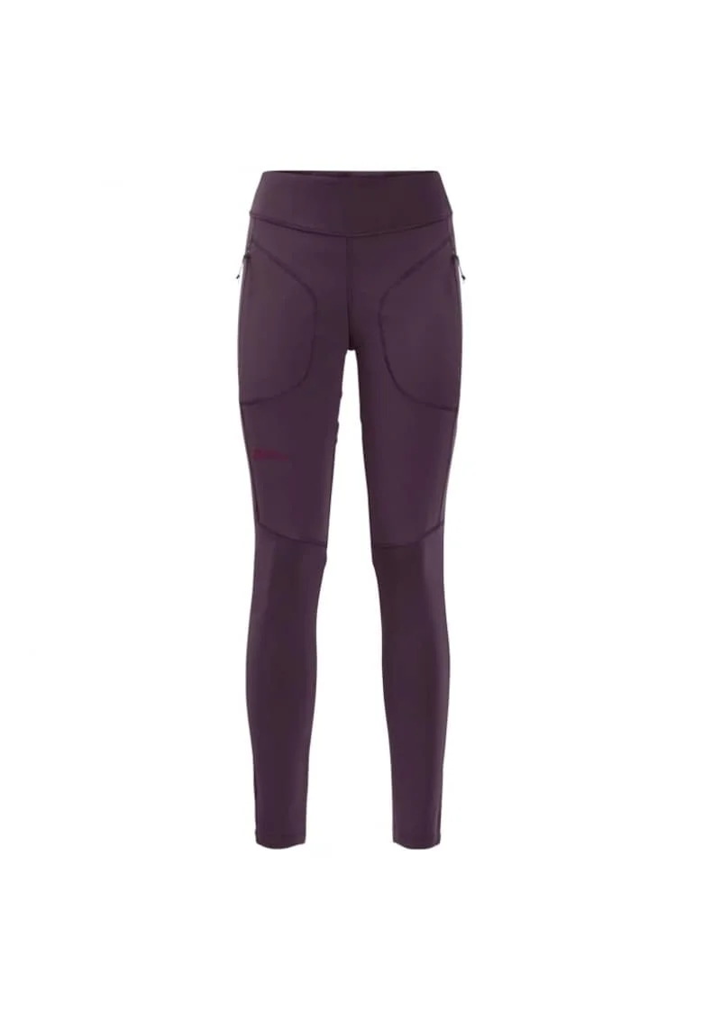 Pantaloni sport  violet, poliester, pentru femei