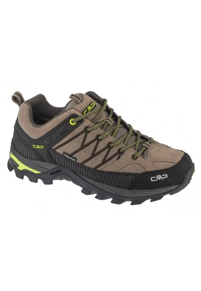 Pantofi sport barbati 3Q13247-11,  Piele intoarsa, Maro,