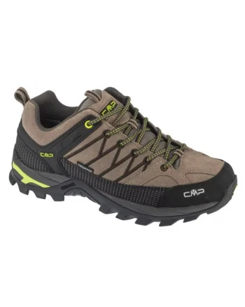 Pantofi sport barbati 3Q13247-11,  Piele intoarsa, Maro,