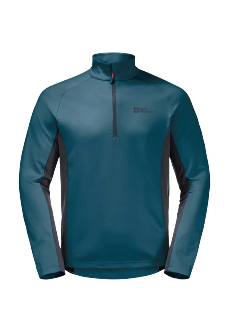 Bluza sport barbati,  Morobbia, albastru, poliester