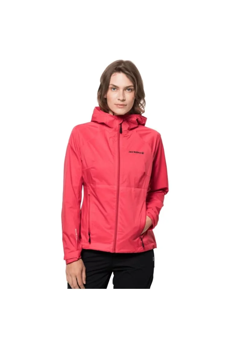 Jacheta sport dama,  Tasman, poliester, rosu,
