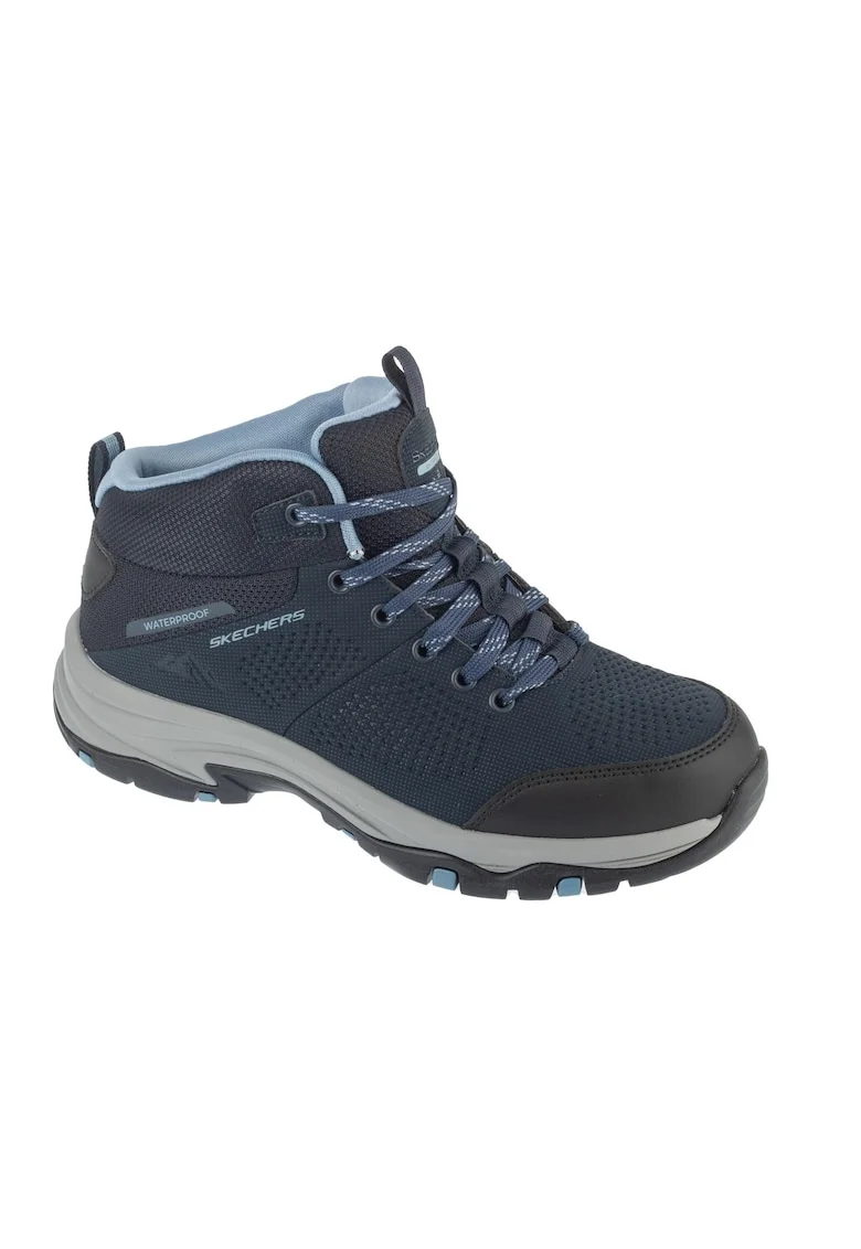 Pantofi sport dama,  Trego, trekking, sintetic, bleumarin