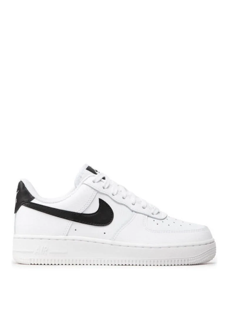 Adidasi barbati  Air Force 1 '07, piele, alb/negru