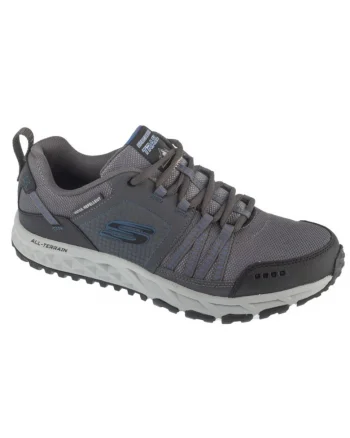 Pantofi sport barbati,  trekking, gri, piele naturala