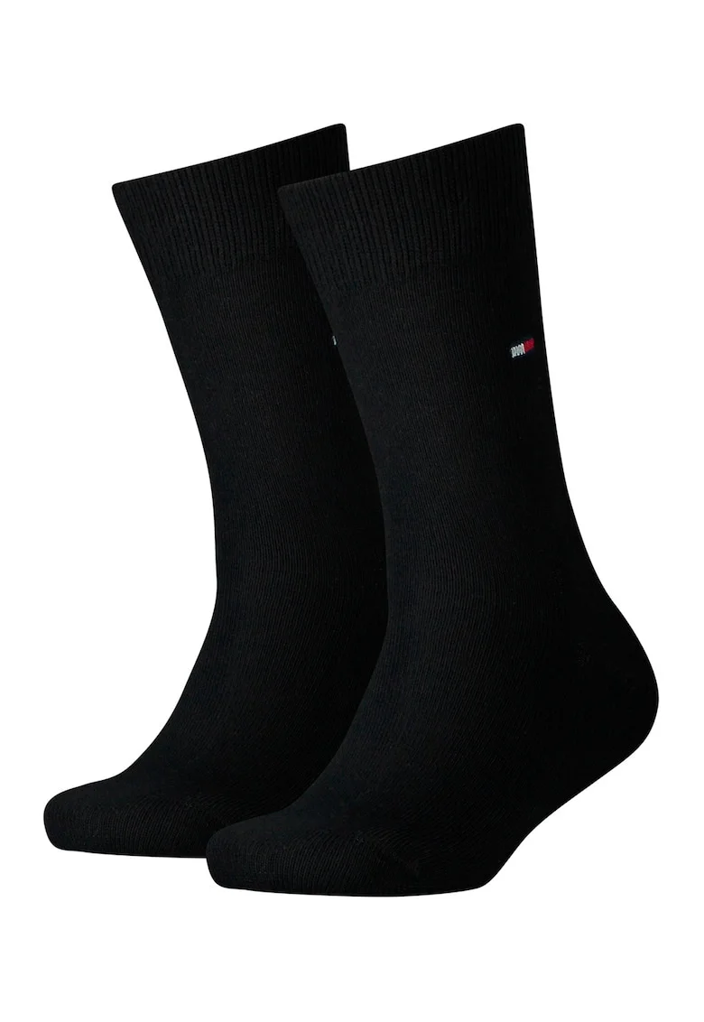 Set de sosete lungi din amestec de bumbac - 2 perechi, Negru