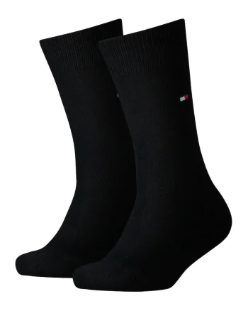 Set de sosete lungi din amestec de bumbac - 2 perechi, Negru