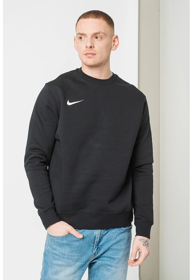 Bluza cu detaliu logo, pentru fotbal Park, Negru