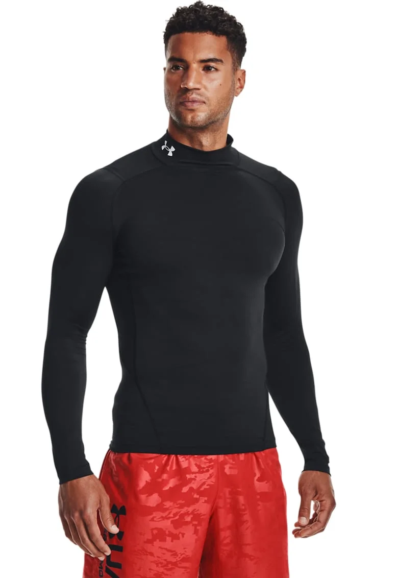 Bluza de compresie pentru fitness, Negru