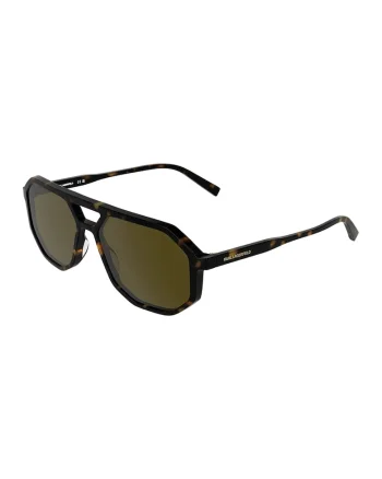 Ochelari de soare uni, Maro inchis/Negru