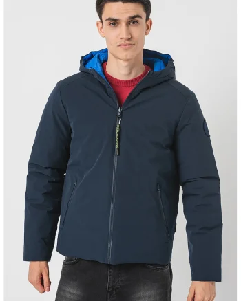 Geaca reversibila de gluga, Bleumarin
