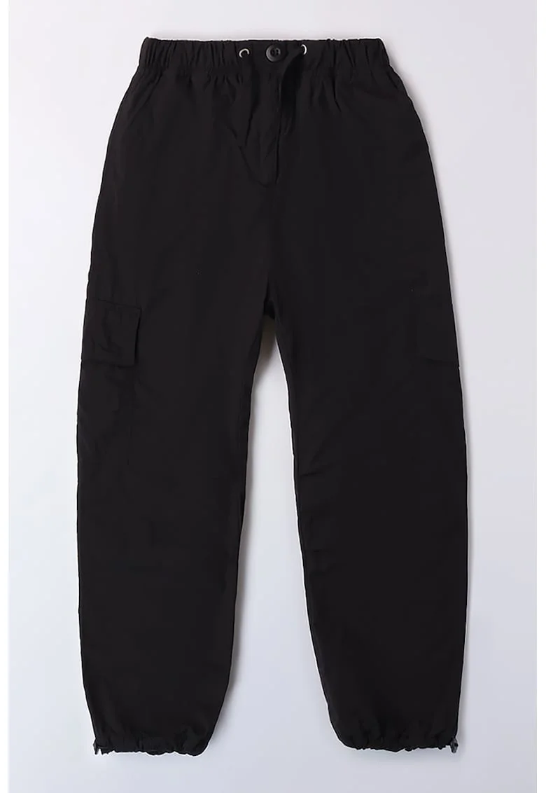 Pantaloni cu talie ajustabila, Negru