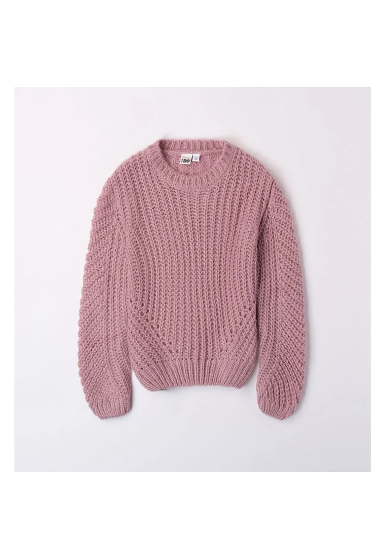 Pulover tricot pentru fata,  4.7833, Roz