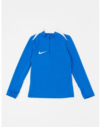 Bluza cu tehnologie Dri-Fit, pentru fotbal, Alb/Albastru royal