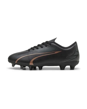 Pantofi de piele ecologica pentru fotbal Ultra Play, Negru/Gri antracit