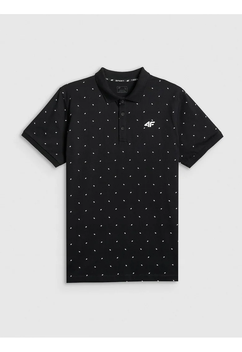 Tricou barbati,  polo bumbac, confortabil, Negru