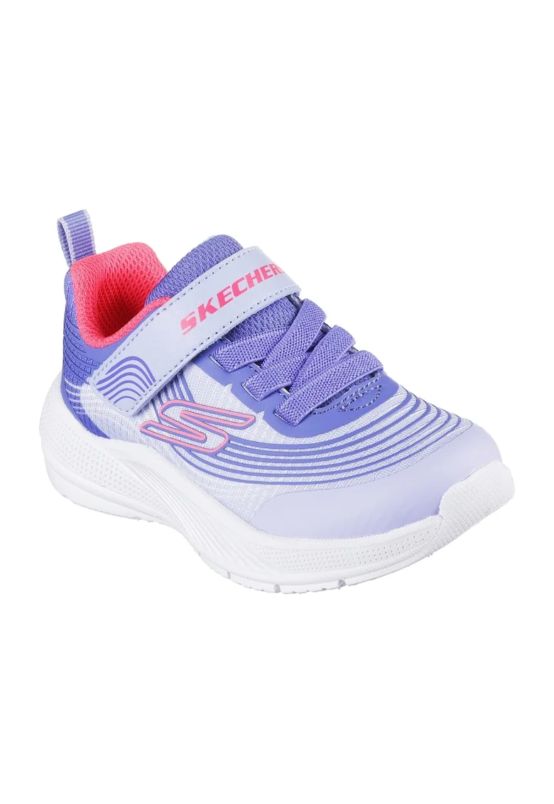 Pantofi copii fete sport MICROSPEC ADVANCE 303575N-LAVENDER NEON, Albastru