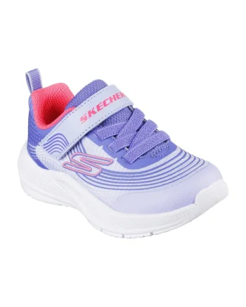 Pantofi copii fete sport MICROSPEC ADVANCE 303575N-LAVENDER NEON, Albastru