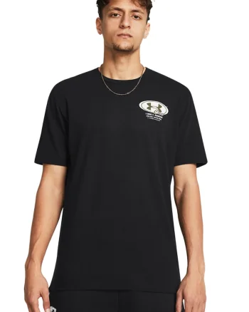 Tricou pentru fitness Grounds, Negru