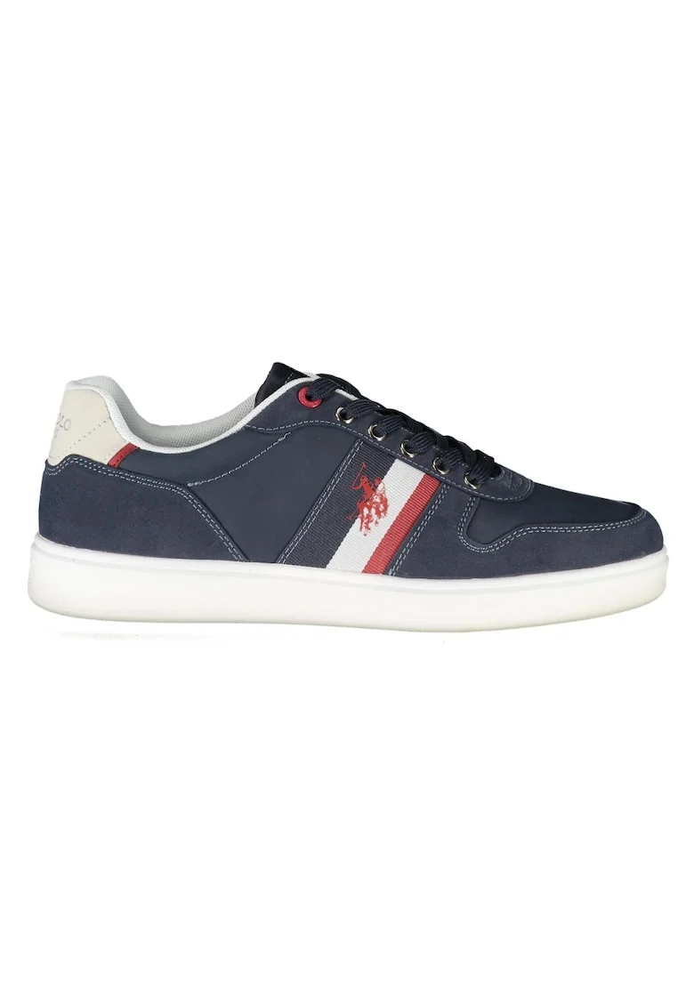 Sneakers barbati, U.S. POLO BEST PRICE, 40% Poliester, 60% Poliuretan, Albastru, 23741, Albastru