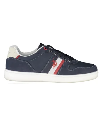 Sneakers barbati, U.S. POLO BEST PRICE, 40% Poliester, 60% Poliuretan, Albastru, 23741, Albastru