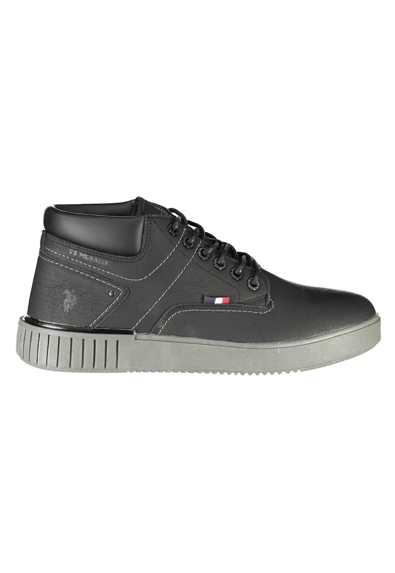 Sneakers barbati, U.S. POLO BEST PRICE, 50% Poliester, 50% Poliuretan, Negru, 23747, Negru