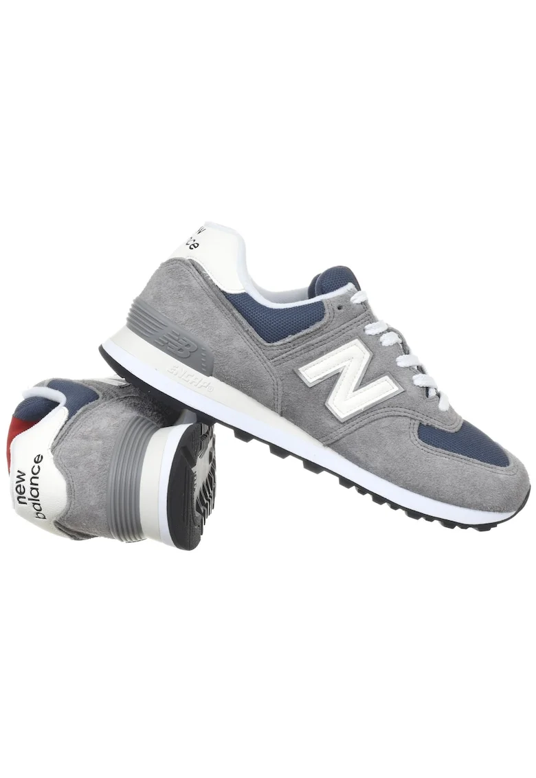 Pantofi sport dama U574GWH,  Piele naturala/Textil, Gri